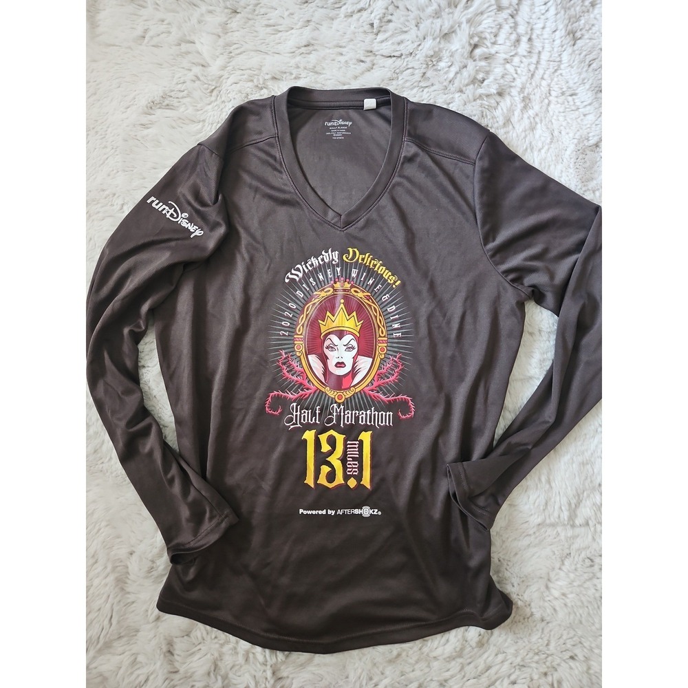 runDisney‎ Wine & Dine Half Marathon 2020 Evil Queen Long Sleeve Shirt XL